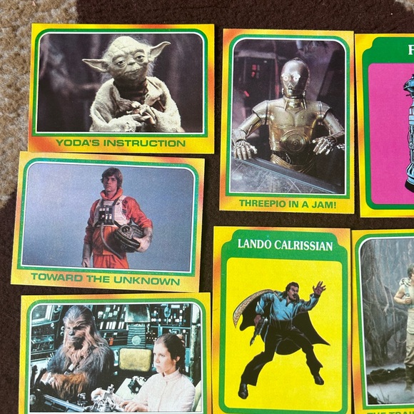 Star Wars Empire Strikes Back 1980 Topps Collector Cards, lot of 22 cards - Picture 2 of 14